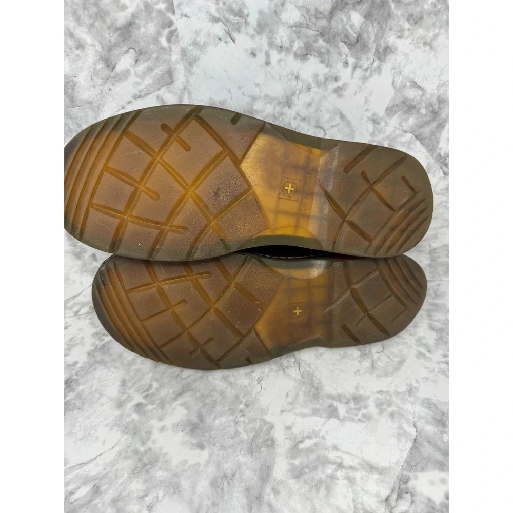 Dr. Martens Hampshire Mens 13 Brown Leather Oxford Shoes AW004 AirWair Low‎ Top